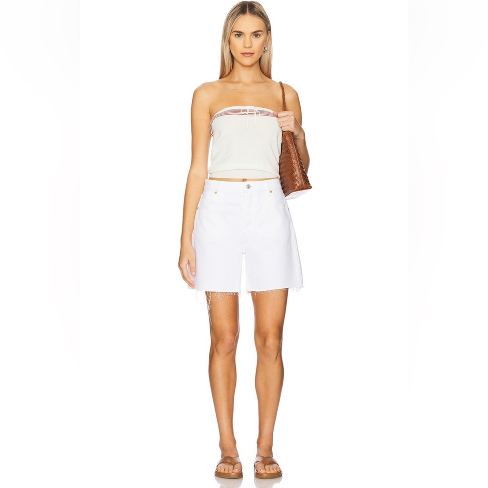 Rollas 90s relaxed shorts in white size 26